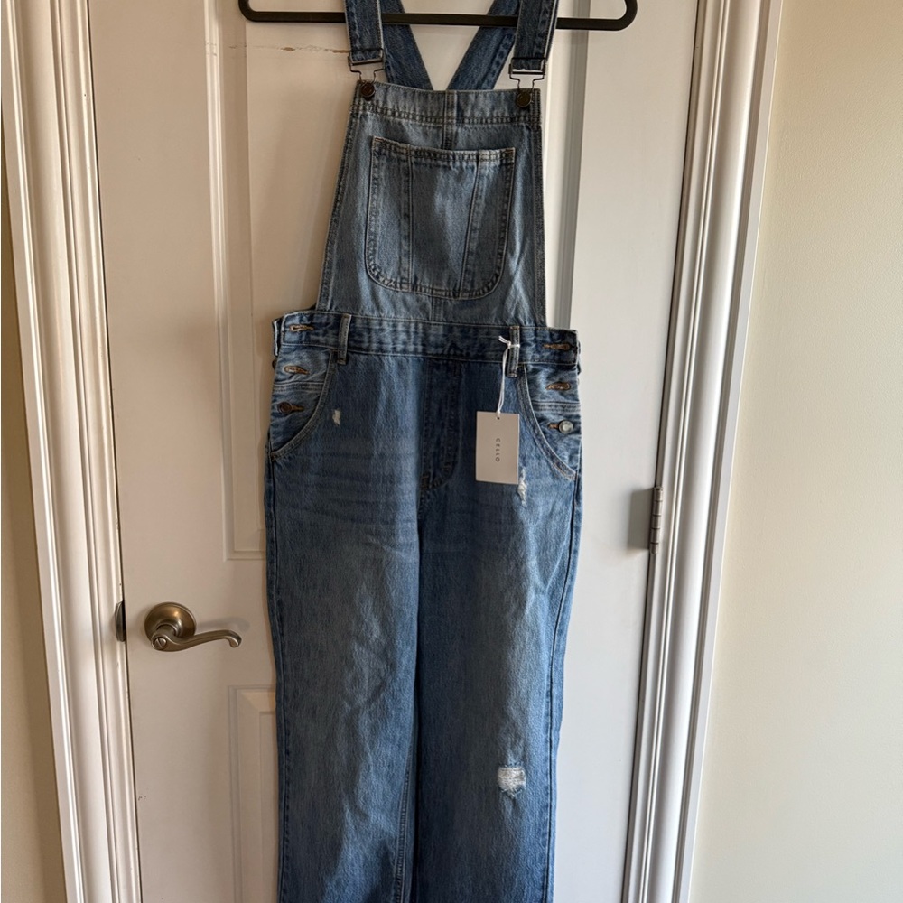 Blue Denim Overalls